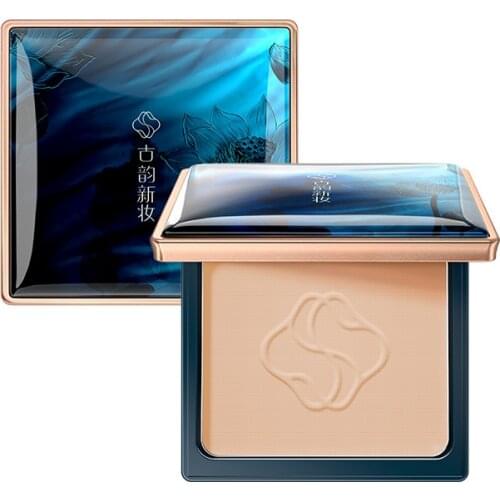 Makeup Face Pressed Powder Oil Control Soft Smooth Finish Waterproof Face Powder Girl Beauty Makeup Comestics Accessories