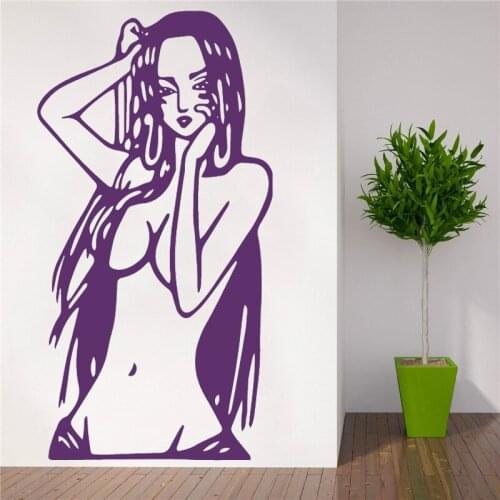 Cute sexy trible woman Removable Pvc Wall Stickers Bedroom Livingroom Nursery Decor For Kids Rooms Home Decoration Decal HY1843