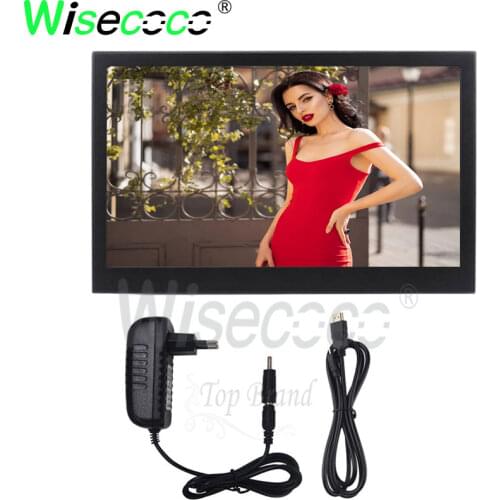 Wisecoco for raspberry pi ips 4k 2k 13.3 inch monitor with supper ultra-narrow border portable pc display monitor
