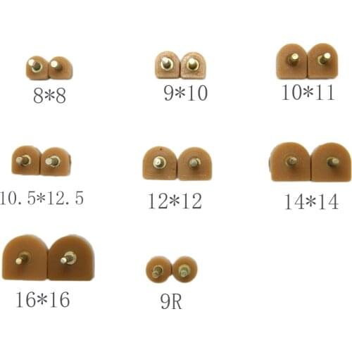 GUGULUZA High Qualiy 5 Pairs Brown High Heel Shoes DIY Repairs Tips Pin Dowels Lifts Replacement 3 mm