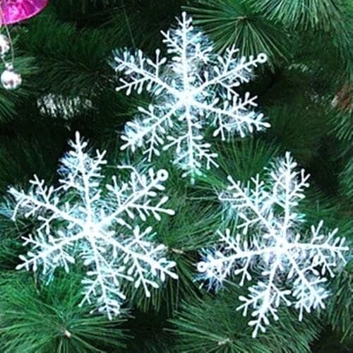 2022 new snowflake Christmas tree decoration pendant Christmas snowflake 11cm 15cm 18cm 23cm 30cm Christmas ornaments