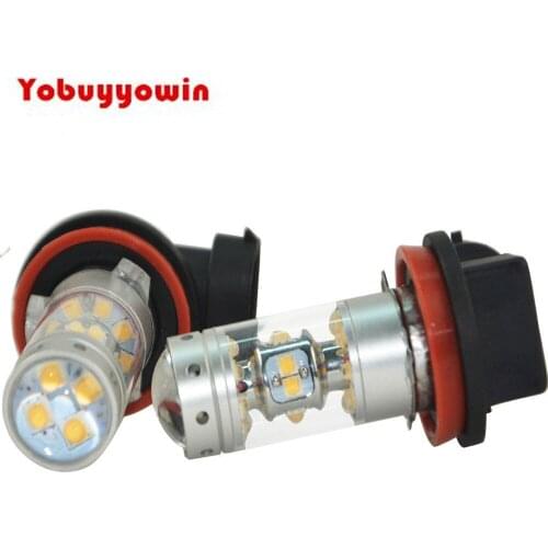 Super White 140W 28SMD Chip H11 LED Car Fog Driving Light DRL Running Bulbs+Canbus Decoder Resistor for Audi A4 b7,b8 fog lights