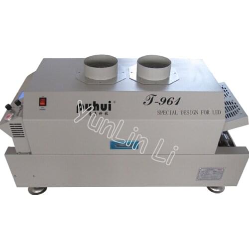 LED infrared Reflow Oven Infrared Heating 230*730mm Soldering Oven 220V 6 Temperature Zone Aluminum substrate SMT production
