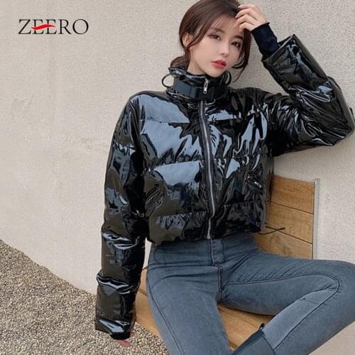 90% White Duck Down Jackets Thicken Warm Winter Jacket Women Coats Black Stand-up Collar Casual Down Clothes Female Short Parkas