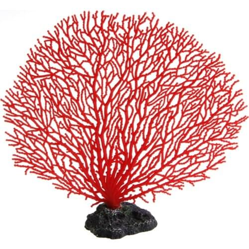 Coral Tree Aquarium Tank Simulation Artificial Resin Decoration Soft Ornament C6UE