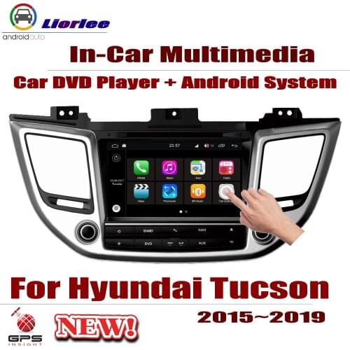 Auto DVD Player GPS Navigation For Hyundai Tucson (TL) 2015-2019 Car Android Multimedia System Screen Radio Stereo Head Unit