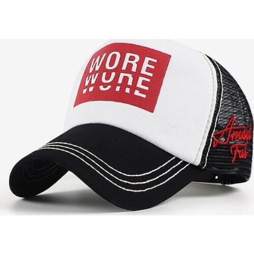 New Mens Baseball Cap Print Summer Mesh Cap Hats For Men Women Snapback Gorras Hombre Hats Casual Hip Hop Caps Dad Hat