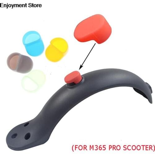 For XiaoMi M365 Rear Fender Guard Silicone Hook Cover Electric Scooter Skateboard Back Mudguard Shield Accessories HOT