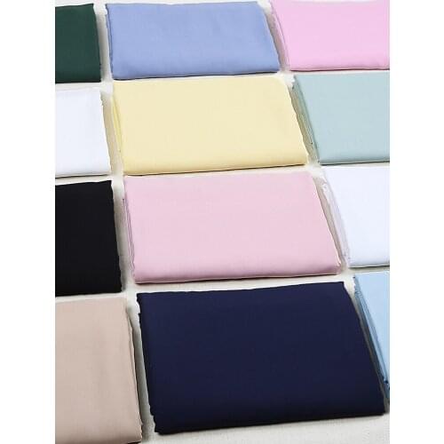Home DIY Textile Sewing Fabric Artificial Cotton Fabric Cotton Solid Color Cotton Summer T-shirt Clothes Fabric Cotton Fabric