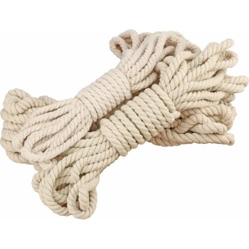 Beige Cotton Rope 18mm 10 Meters Cotton Thick Cords For Handmade Decorative Accessories