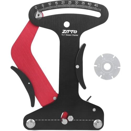ZTTO Aluminum Alloy Bicycle Spoke Tension Meter Calibration Tool Mountain Bike Wheel Spoke Tensiometer Gauge Bicycle Repair Tool