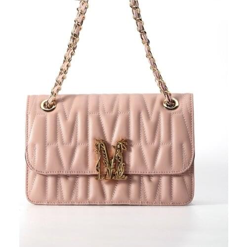 Small Square Bag Womens New Leather Womens Bag Fan Sheng Line Single Shoulder Bag Small Xiangfeng Messenger Handbag Womens