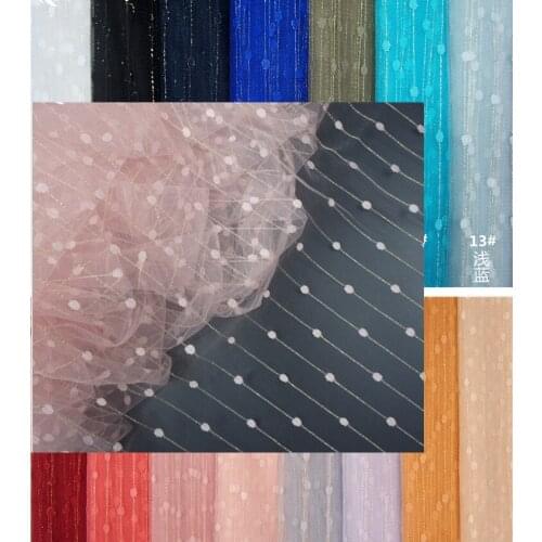 Nylon encrypted meteor net Quality jacquard mesh Hollow stitching mesh yarn Multicolor spot mesh fabric