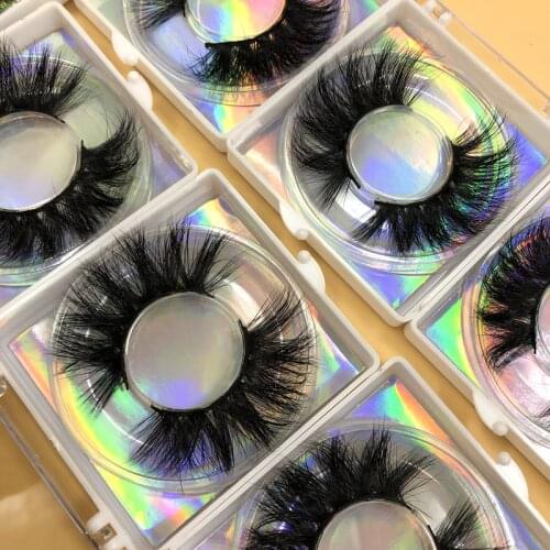 Mikiwi Wholesale 50pcs Free Custom box Mink Eyelashes Thick Natural Long False Eyelashes Volume Mink Lashes Soft Dramatic Lashes