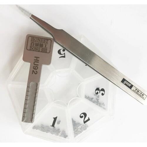 Original Honest HU92 car key moulds for key moulding BMW/HUF/Land-Rover Car Key Profile Modeling locksmith tools(one box)