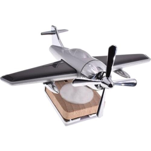 Solar Aromatherapy Airplane Perfume Rotating Airplane Decoration Car Perfume Diffuser Lasting Perfume