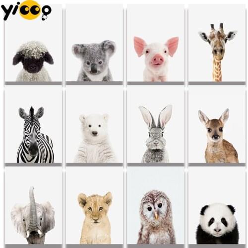 Full Square Drill Diamond Painting Cross Stitch 5D Embroidery Little Animals Diamond Mosaic Rhinestone Home Decor Gift