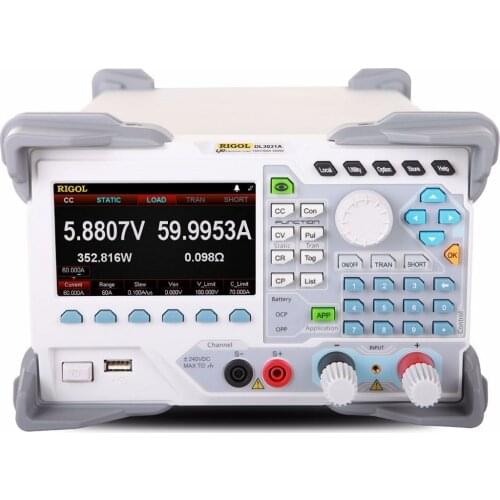 Rigol DL3031A Programmable DC Electronic Load (Single Channel, 150V/60A/30kHz 350W) with High Resolution