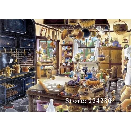 Needlework,Wonderful kitchen 14CT Counted For Embroidery,High Quality DIY Cross stitch kits,Art Cross-Stitching Home Decor
