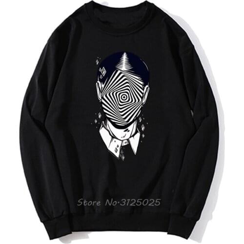 New Stay Weird - Anonymous Face hoodies Noir Void Tattoo Art Hoodie Mens Autumn Winter Pullover Sweatshirt Streetwear Harajuku