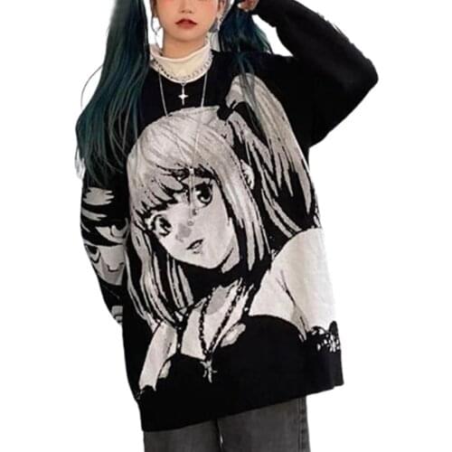 Japanese Anime Death Note Misa Amane Harajuku Hoodie Streetwear Womens Sweatshirt Korean Fashion Female hoodies