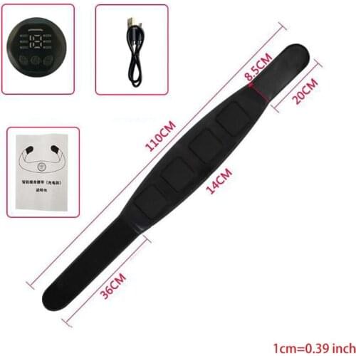 Q1FB ABS Muscle Stimulator Muscle Stimulation Belt Tainer Stimulating Abdominal Toning Belts Training Fitness Workout