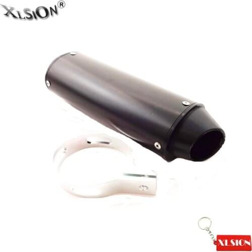 XLSION 38mm CNC Exhaust Muffler For 125cc 140cc 150cc 160cc Chinese Pit Trail Dirt Bike CRF50 SSR TTR KLX