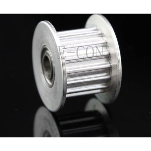1pcs GT2 16 Teeth 3mm Bore 6.5mm width Aluminum Timing Belt Idler Pulley With Bearing for 3D Printer