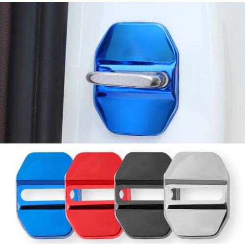4Pcs / Set Car Door Lock Cover Stainless Steel Interior Accessories for Infiniti All Series Q50L QX50 QX30 QX60 ESQ