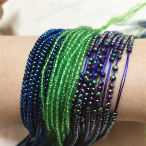 AAAA Quality 2mm Round Perforated Beads Glass Ball Crystal Gem Beads For Clothing Jewelry Making Beadwork DIY Bracelet Necklace