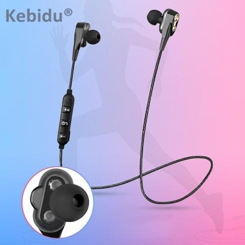 S10 Bluetooth Earphone Wireless Headphone For Phone IPX5 Dual Driver Headset With Mic Sport Earbuds Casque fone de ouvido