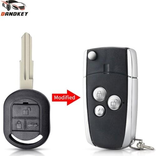 3 Button Modified Flip Remote Key Shell Case For Buick Excelle HRV fit Chevrolet optra Fob Key Cover (After 2005 year) Replace