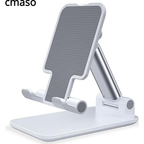 CMAOS Metal Desktop Tablet Holder Table Cell Foldable Extend Support Desk Mobile Phone Holder Stand For iPhone iPad Adjustable