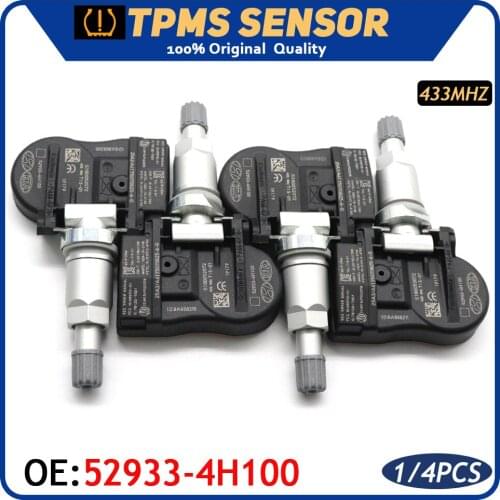 Tire Tyre Pressure Monitoring Sensor 52933-4H100 For Hyundai H-1 Cargo Combi Van H100 I800 Starex [TQ] For Kia K2700 [PU] 433MHz