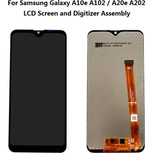 For Samsung Galaxy A10e A102 / A20e A202 TFT LCD Screen and Digitizer Touch Screen Assembly - Black