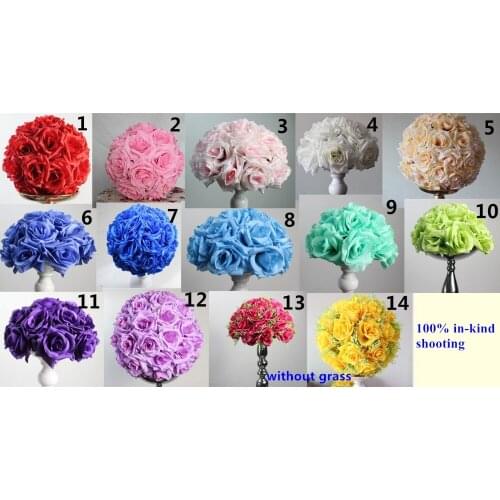 SPR artificial flower ball 15cm*10pcs wedding kissing flower ball party decoraion arch road lead flowers wedding backdrop