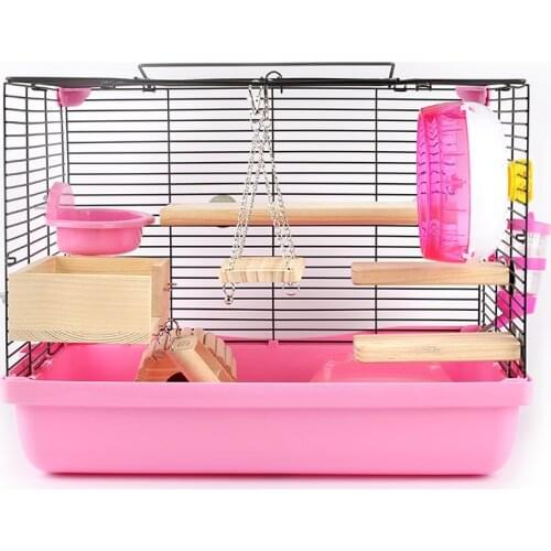 Carnocano hamster cage 47 foundation golden bear oversized villa package double layer three large