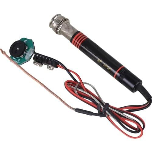 Mandolin Classical Guitar Under Saddle Piezo Pickup with Endpin Preamp