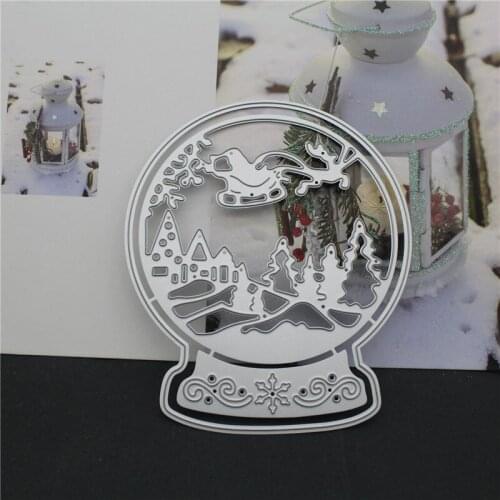 Metal Cutting Die Of Crystal ball Scrapbooking Mold Paper Cards Postcard Handmade Craft Stencil Album Handcraft Embossing Moulds
