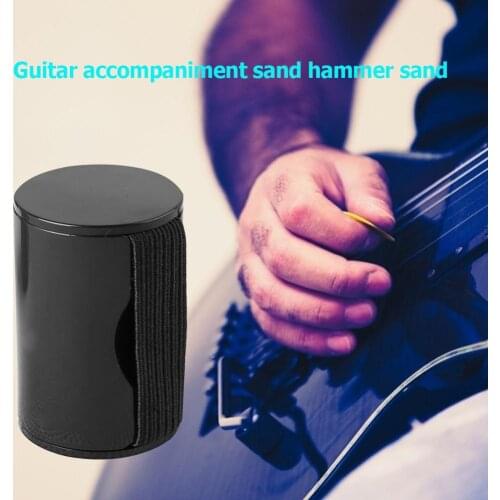 Mini Portable Guitar Ukulele Sand Shaker Hammer Wear on Finger Maraca Cabasa Rhythm Finger Ring Maraca Instrument Supplies