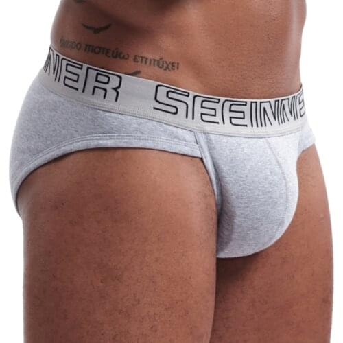 New Arrival Sexy Gay Men Underwear Bikini Men Cotton Breathable Mens Briefs Underwear Shorts Male Panties