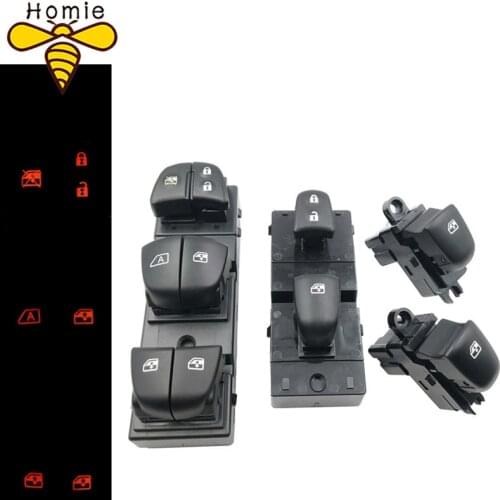 Lamp Window Switch Main/Single/Front Right For Nissan Qashqai J11/Altima/Sylphy/Tiida/X-Trail 2011 2012 2013 2016-2018