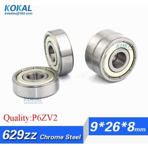 [S629ZZ-P6]Free Shipping 10pcs stainless steel ABEC-7 deep groove ball bearing 440C S629zz S629-2z S629z 80029 9*26*8mm bearing