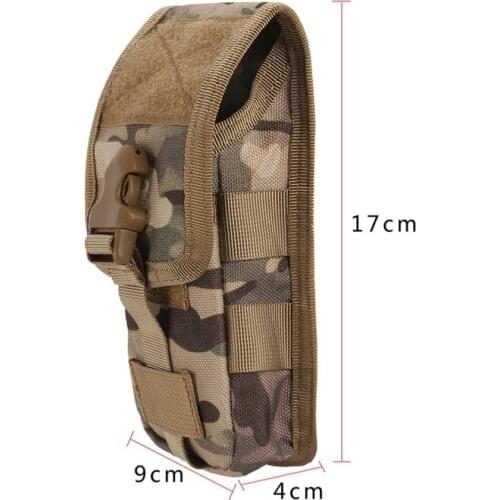 Mountaineering Bag Multi-Function Military Tactical Camouflage Pockets Mobile Phone Bag Outdoor Running Bag