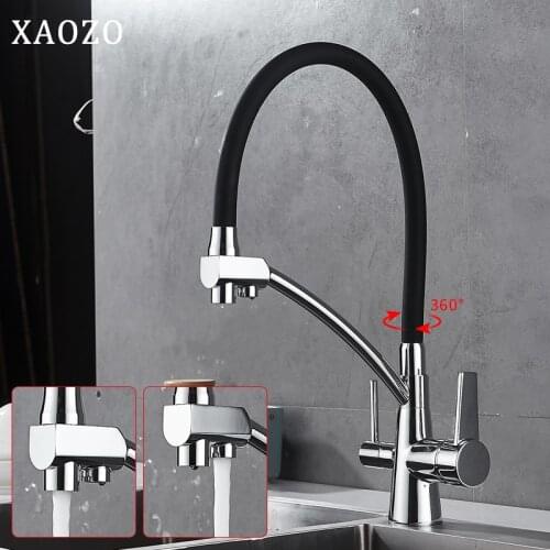 Kitchen Faucets Mixer Pull Out faucet with filtered water taps Mixer Gold Sink Tap mixer torneira brass chorme Hot Cold fauset