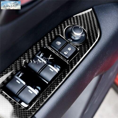 Windows Control Panel Carbon Fiber Car Interior Decoration Accessories Sticker for Mazda CX-5 CX 5 CX5 2018 2017 Car Styling