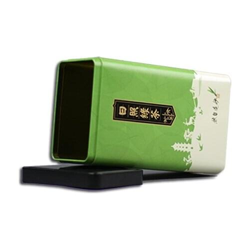 Xin Jia Yi Packaging Small Tin Containers Rectangle Shape Metal Containers Large Size Colorful Black Metal Lid Package Metal Box