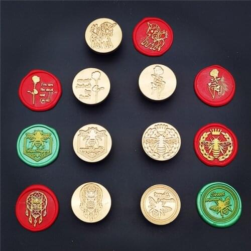 1pc Tree LOVE FLOWER CROWN ROSE Wax Seal Stamp Retro Antique Sealing Wax Scrapbooking Stamps HEAD Wedding Decorative Invitation