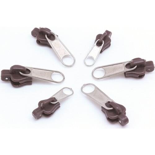 6Pcs/Lot Universal Instant Fix Zipper Repair Kit Slider Replacement Zip Slider Teeth Rescue Zippers Sliders For Sewing Clothes