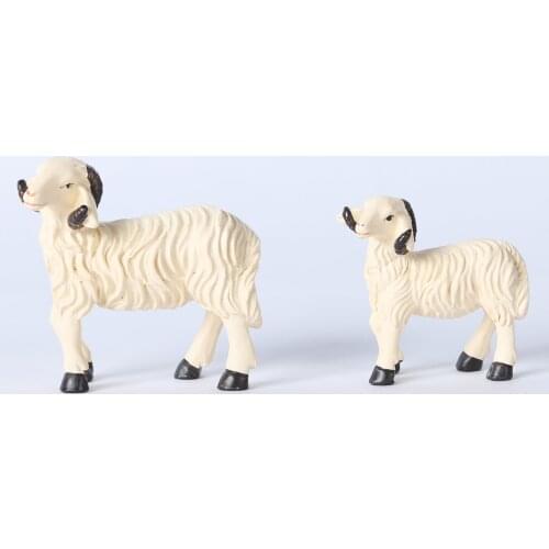 6Pcs Sheep Micro Landscape Garden Ornament Figurines Photo Prop Indoor Decor